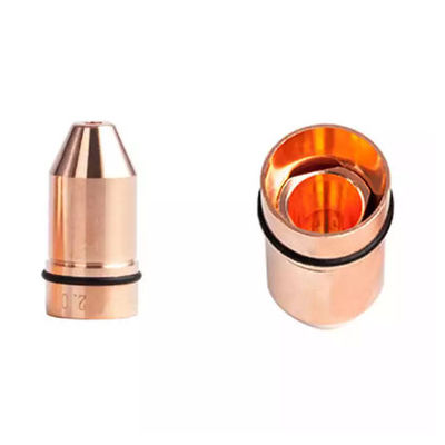 Double Layer Precitec Nozzle Height 22mm Fiber Laser Nozzle Bullet