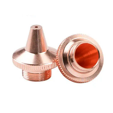 Original Single Double Layers Laser Cutting Copper Nozzle For Fiber Head Spare Parts